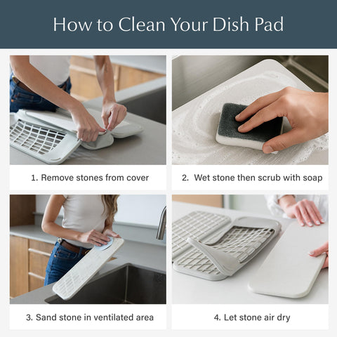 Dorai Dish Pad: medidas 199x152 pulgadas para encimera.