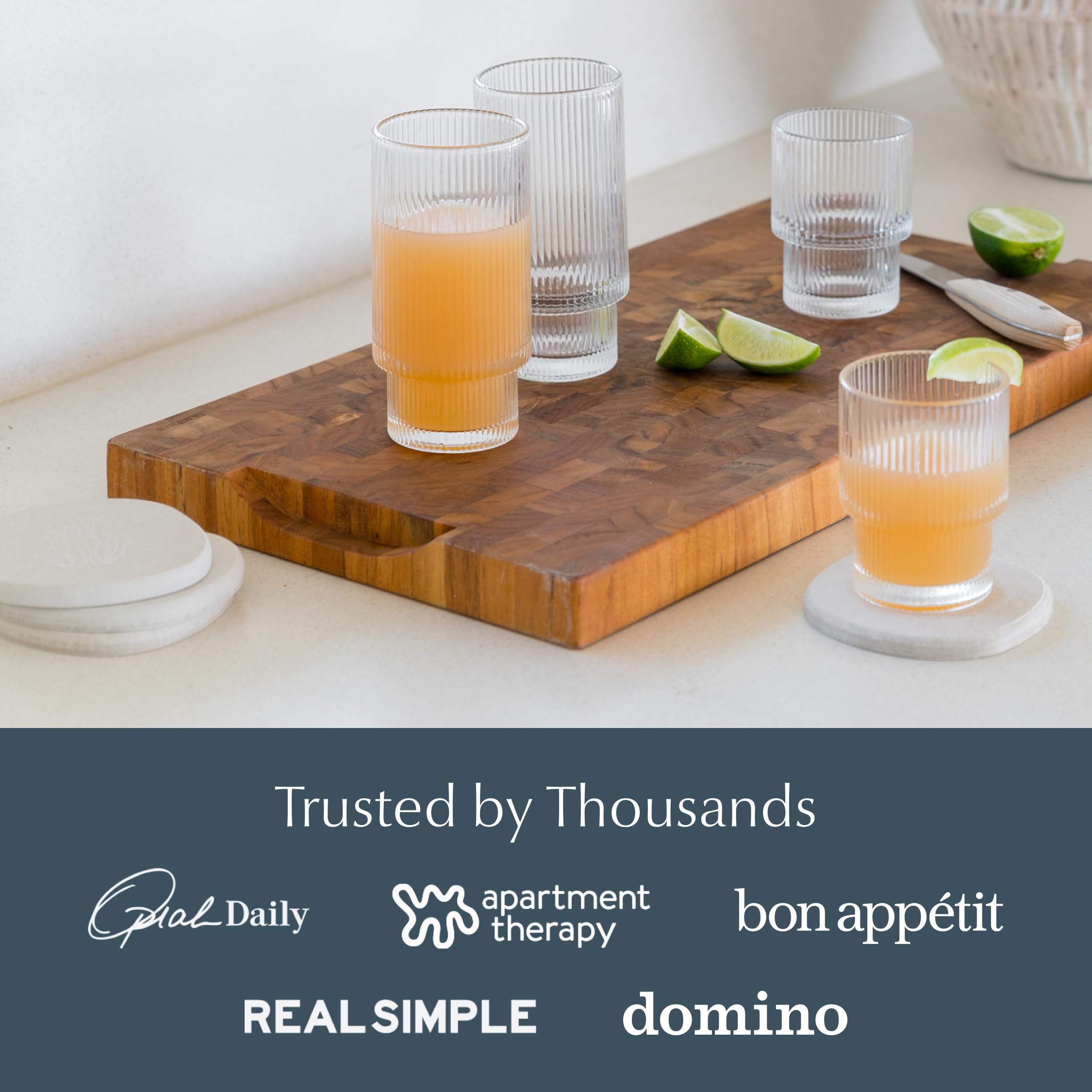 Dorai Home posavasos: conjunto de cuatro para mesa y comedor