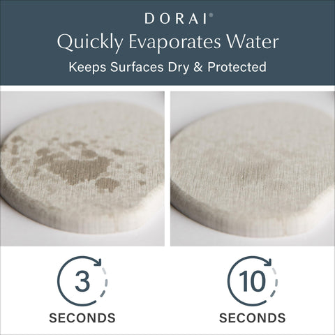 Dorai Home posavasos piedra pizarra: diseño moderno que protege la encimera