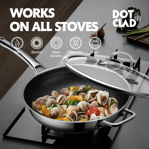 DOTCLAD wok apto para inducción y cocinas modernas