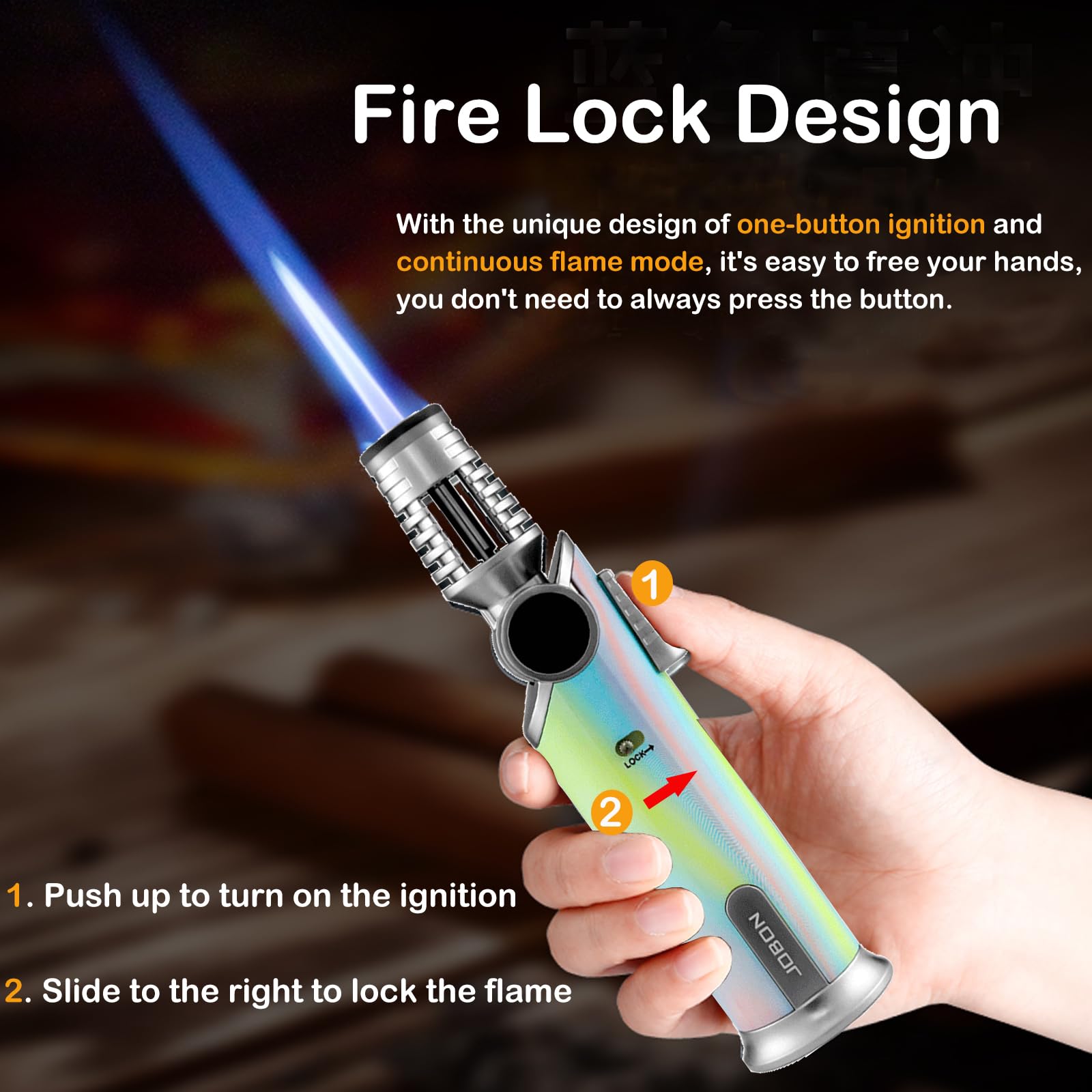 DOUBFIVSY encendedor recargable y sostenible para cocina y camping