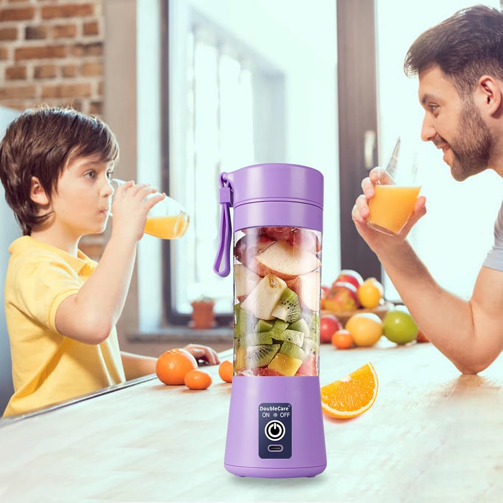 DoubleCare diseño en color lila, compacto y ergonómico para uso diario