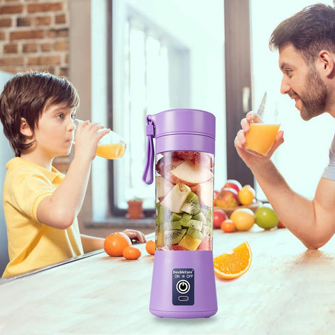 DoubleCare diseño en color lila, compacto y ergonómico para uso diario