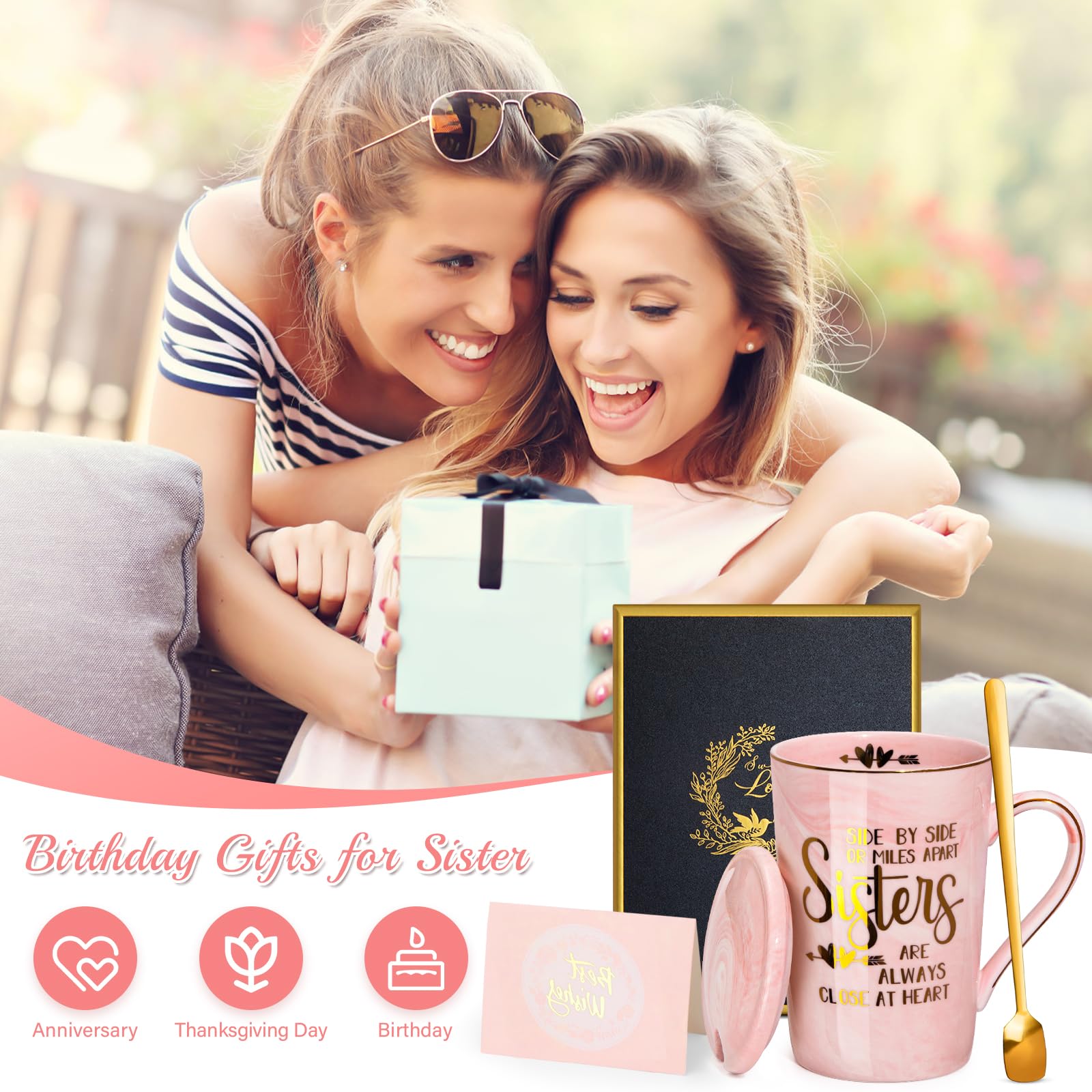 Regalo completo Doublewhale: taza, tapa y cuchara listos para entregar.