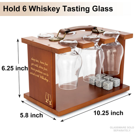 DOUDIZHU rack de copa whisky, secado y almacenamiento eficiente