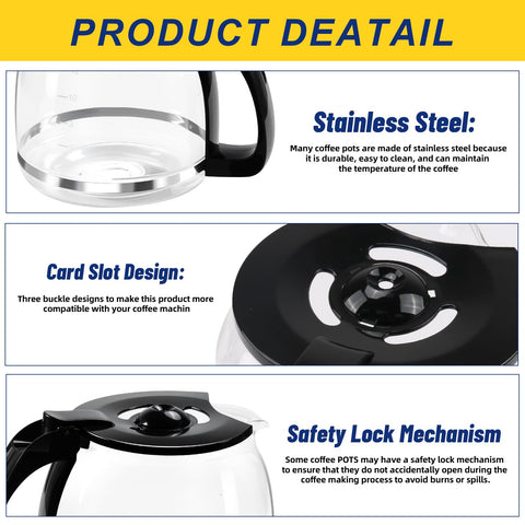Doufuhua compatible con Mr. Coffee 12 tazas y modelos compatibles.