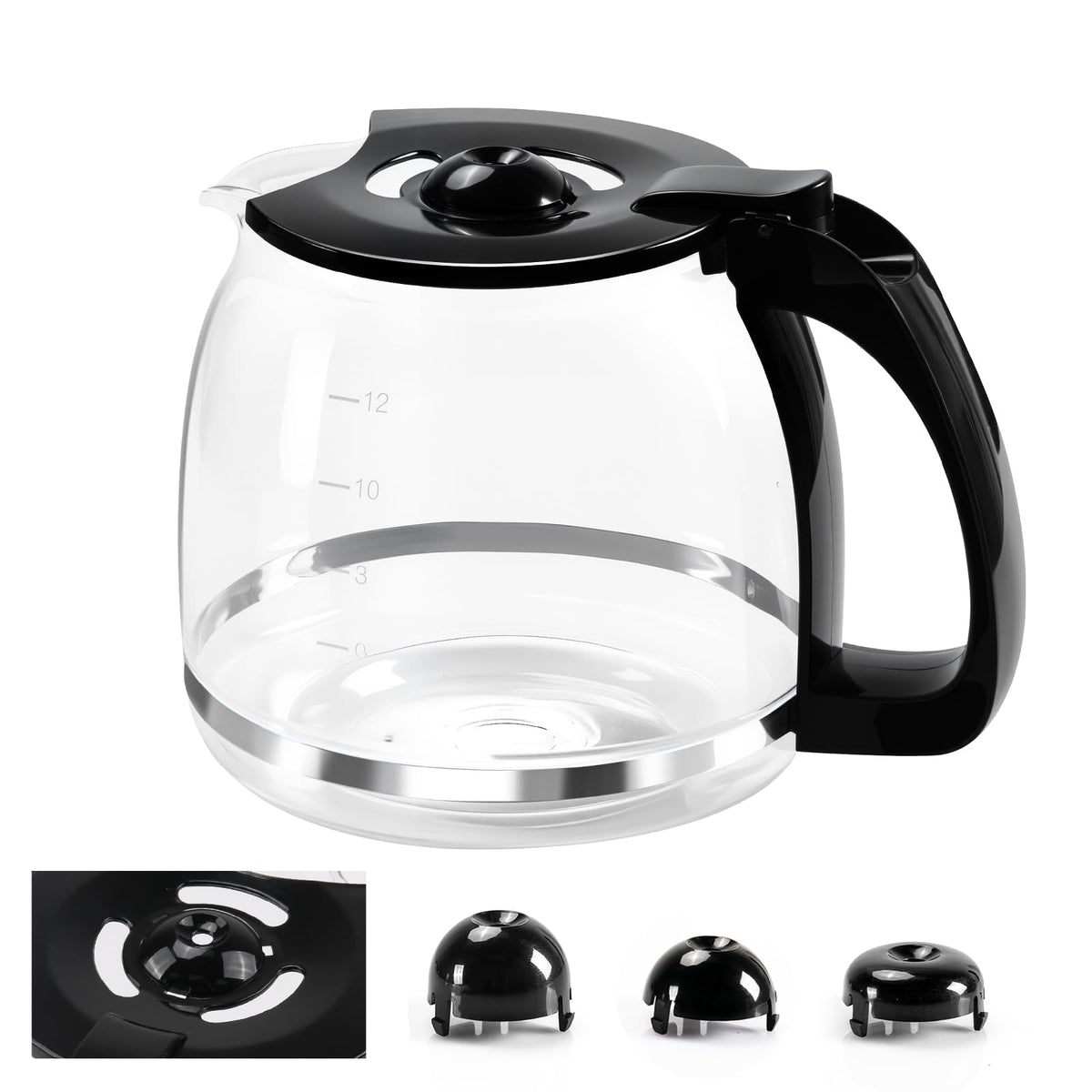 Jarra de cristal Doufuhua de 12 tazas para café fresco en casa.
