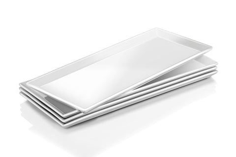 DOWAN bandeja rectangular para sushi, ideal para servir en comidas y fiestas