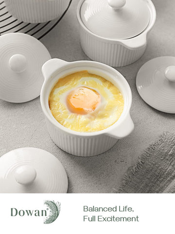 Diseño elegante para mesa y cocina, toque moderno en porcelana blanca.