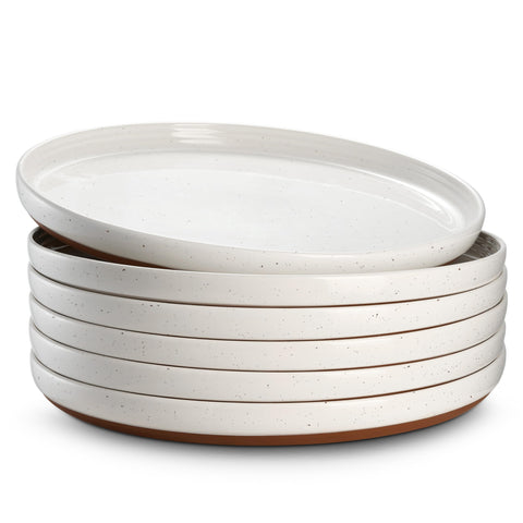 Dowan plato de cena grande 10,5 pulgadas: ideal para porciones generosas y presentación limpia.