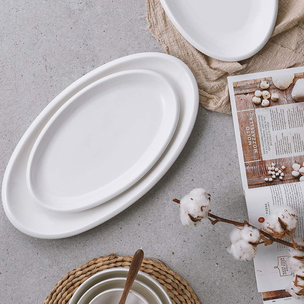 Plato de DOWAN apto para lavavajillas, fácil de limpiar tras la cena