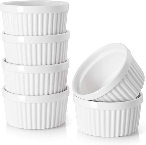 Ramequín DOWAN 8 onzas para creme brûlée, porciones individuales elegantes y prácticas.