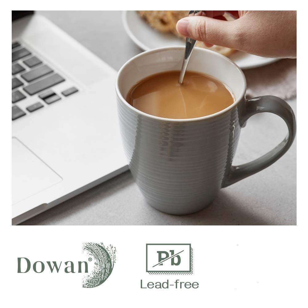 Taza DOWAN 17 oz apta lavavajillas y microondas en gris