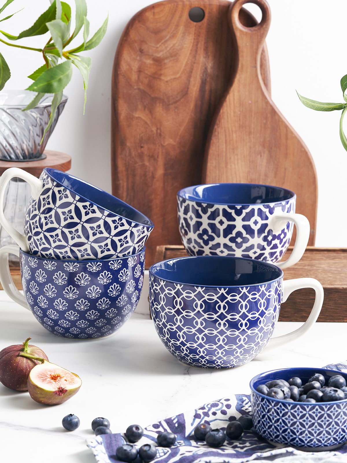 Taza Dowan de porcelana libre de plomo para uso seguro.