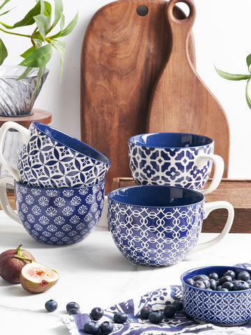 Taza Dowan de porcelana libre de plomo para uso seguro.