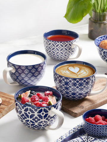 Taza Dowan grande lista para usar con sopa o avena.