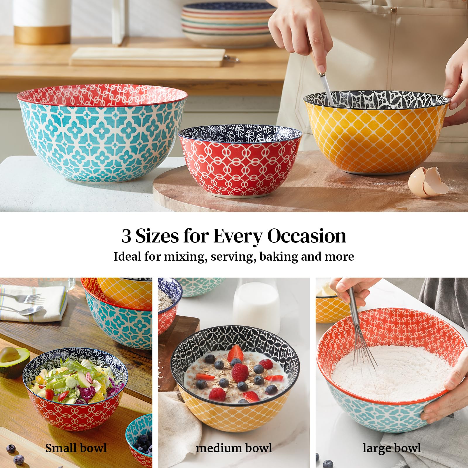 Dowan tazón de 1 qt compacto para porciones pequeñas y salsas.