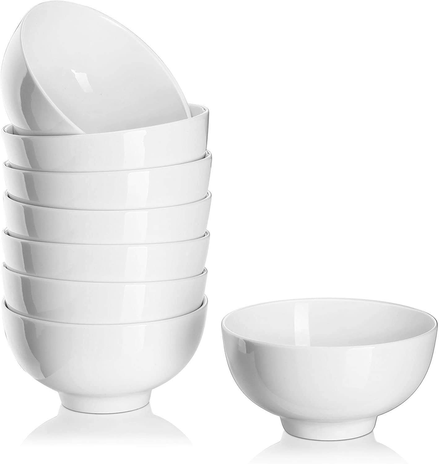 Tazones DOWAN para postre de 10 oz, set de 8, ideales para porciones