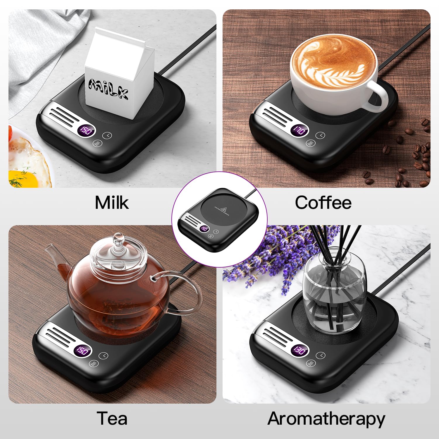 Compatibilidad con varios tipos de tazas ofrece flexibilidad en la oficina