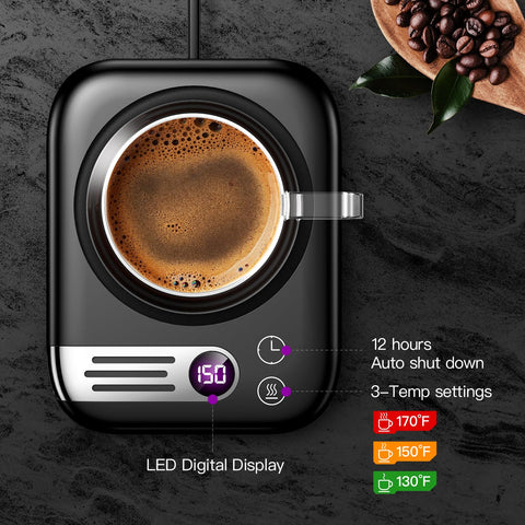 Pantalla digital del calentador DOWILLDO para ajustar temperatura con precisión