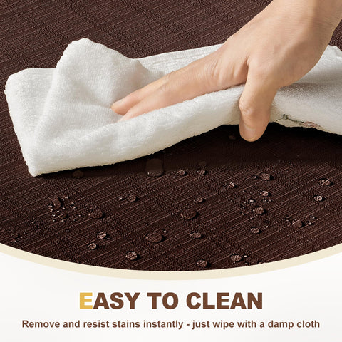 detalle de la funda impermeable de downluxe para almohadilla de silla