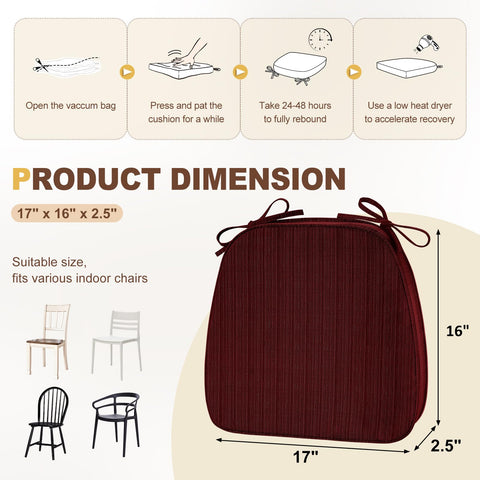 Paquete de 6 almohadillas Downluxe, recuperan forma en 24–48 horas.