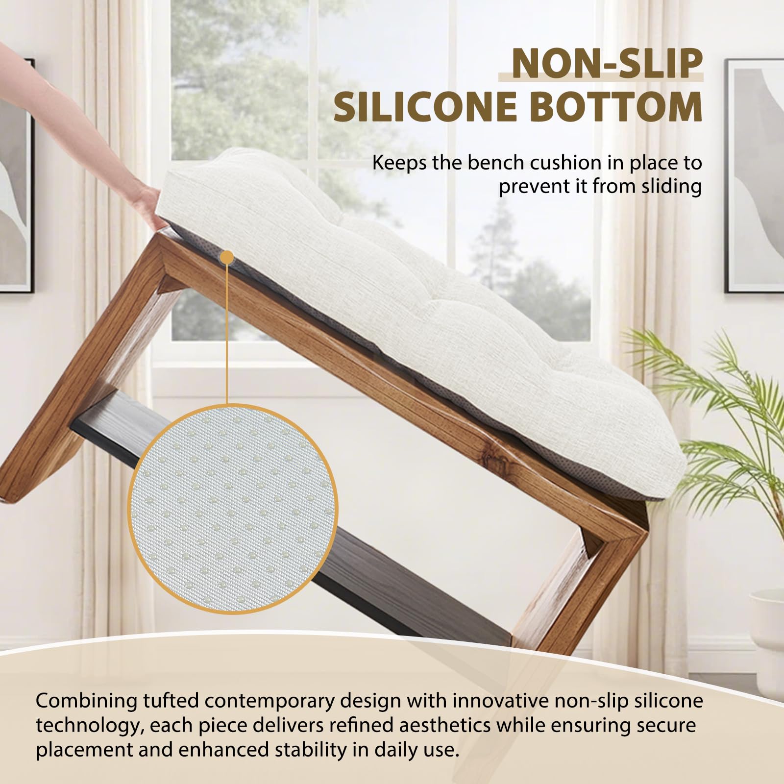 downluxe espuma de alta densidad ofrece soporte firme para espalda y cadera.
