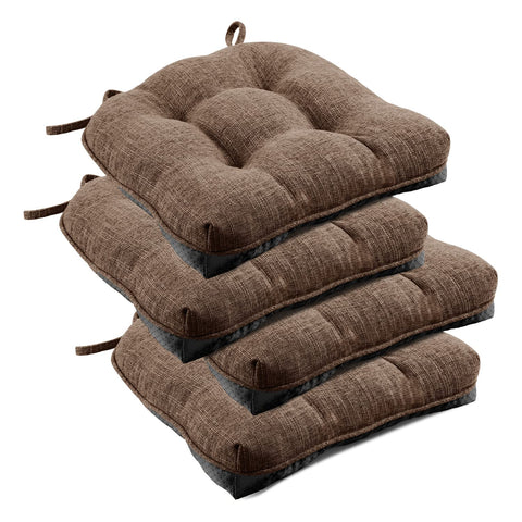 Cojín Downluxe para silla de comedor con tacto suave y soporte adicional