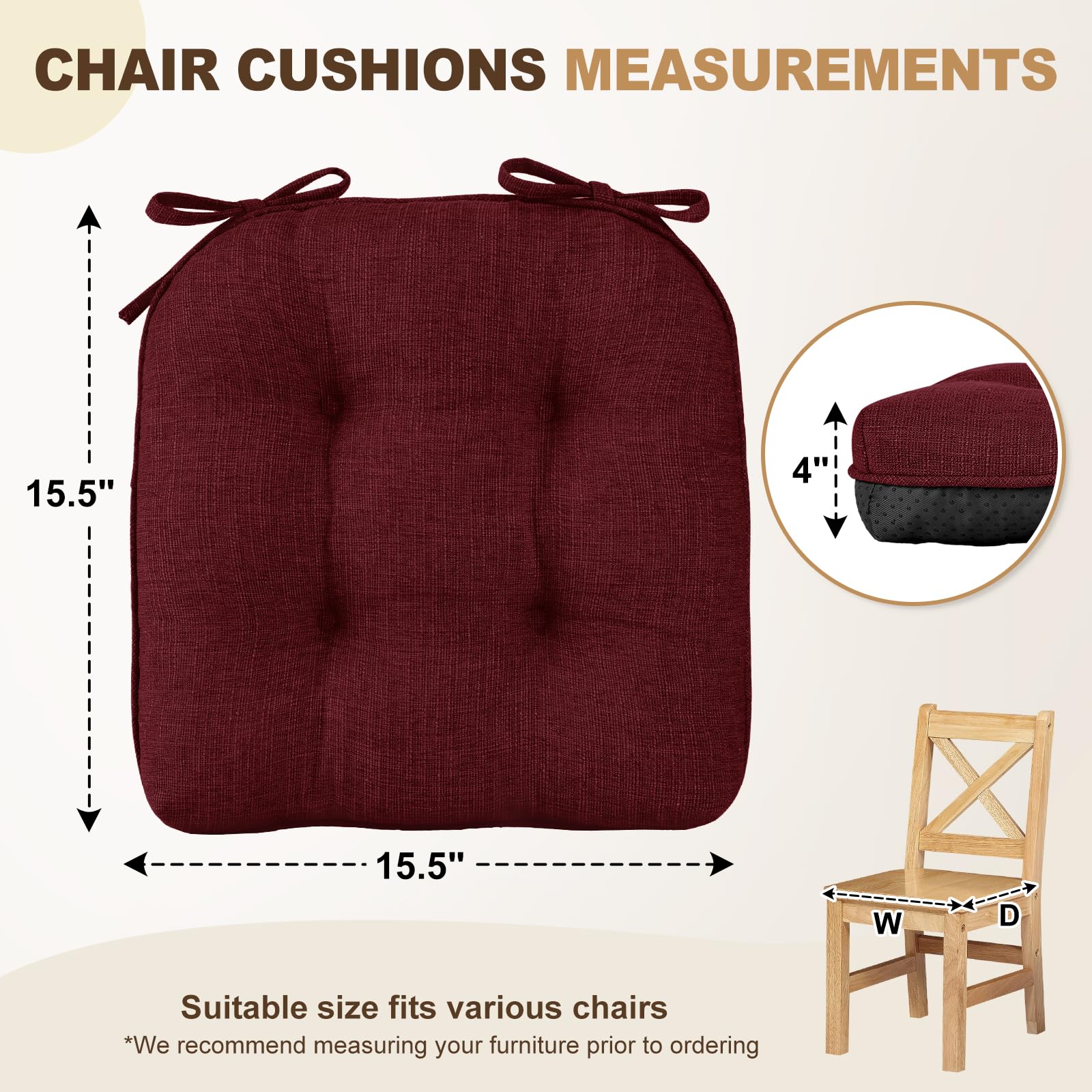 Cojines en tono burdeos para interior, confort y estilo.