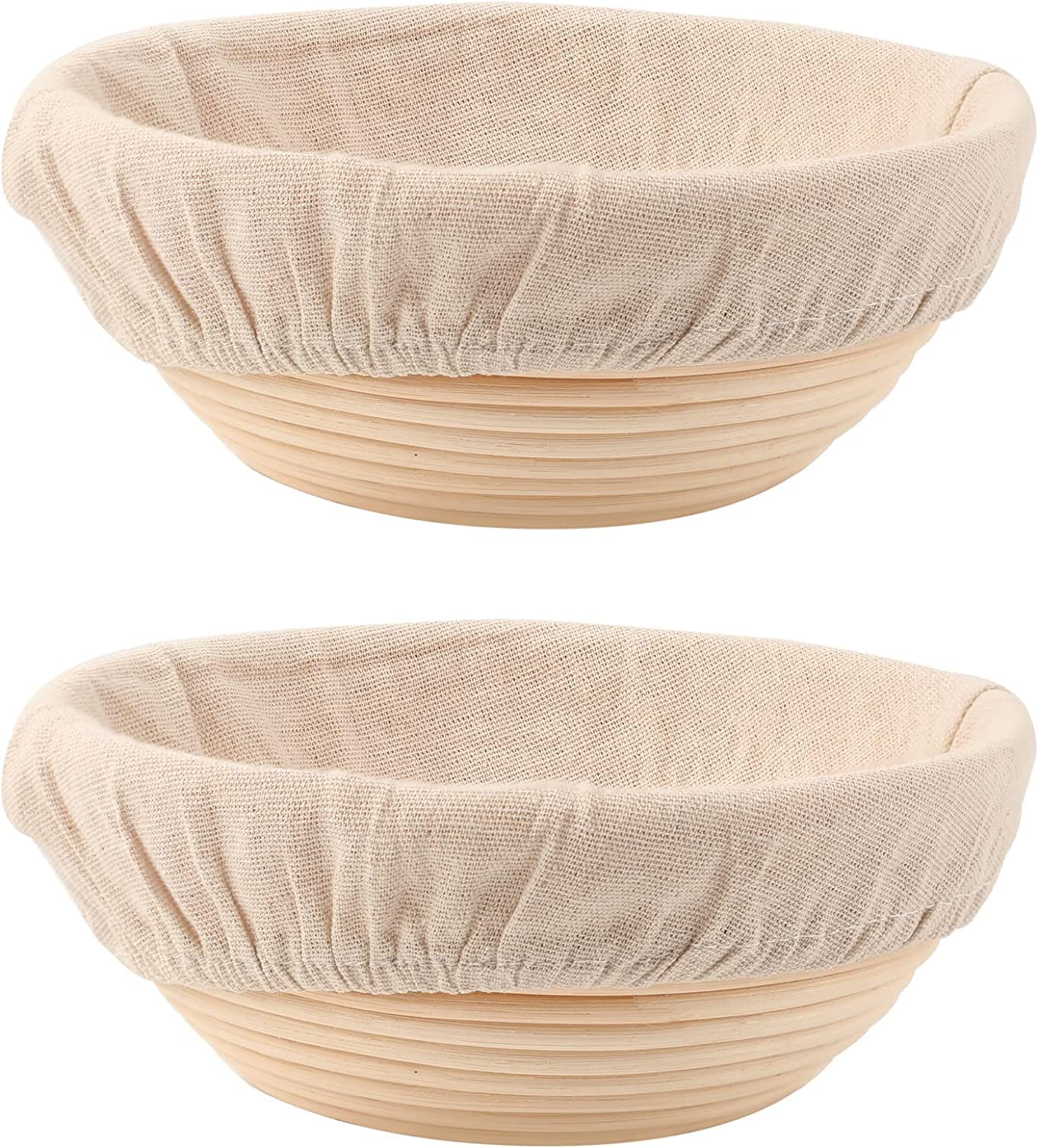 Cesta DOYOLLA para fermentación de pan redondo de 9 pulgadas, ideal para masa madre.