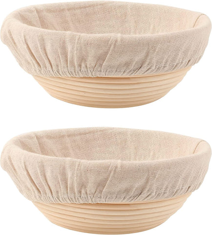 Cesta DOYOLLA para fermentación de pan redondo de 9 pulgadas, ideal para masa madre.