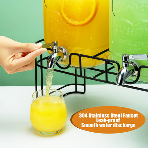 Dispensador DQAXP con grifo de acero inoxidable vertido suave.