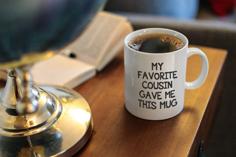 Taza DQG CVT 11oz, regalo práctico para cumpleaños o Navidad.