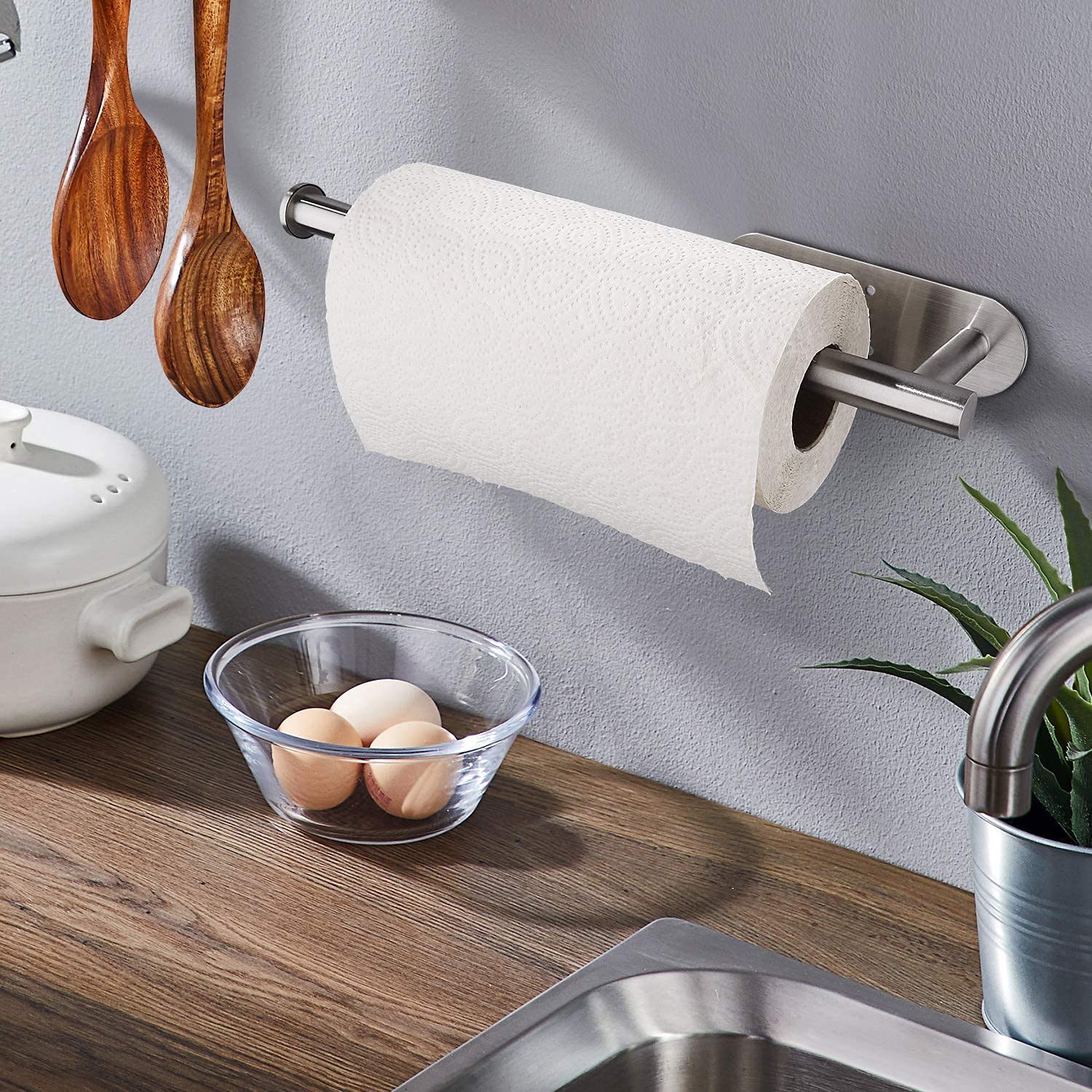 DR CATCH: soporte de toallas de papel inoxidable 304 para cocina duradera.