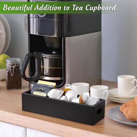 Espacio para té y azúcar, solución de almacenamiento en la encimera.