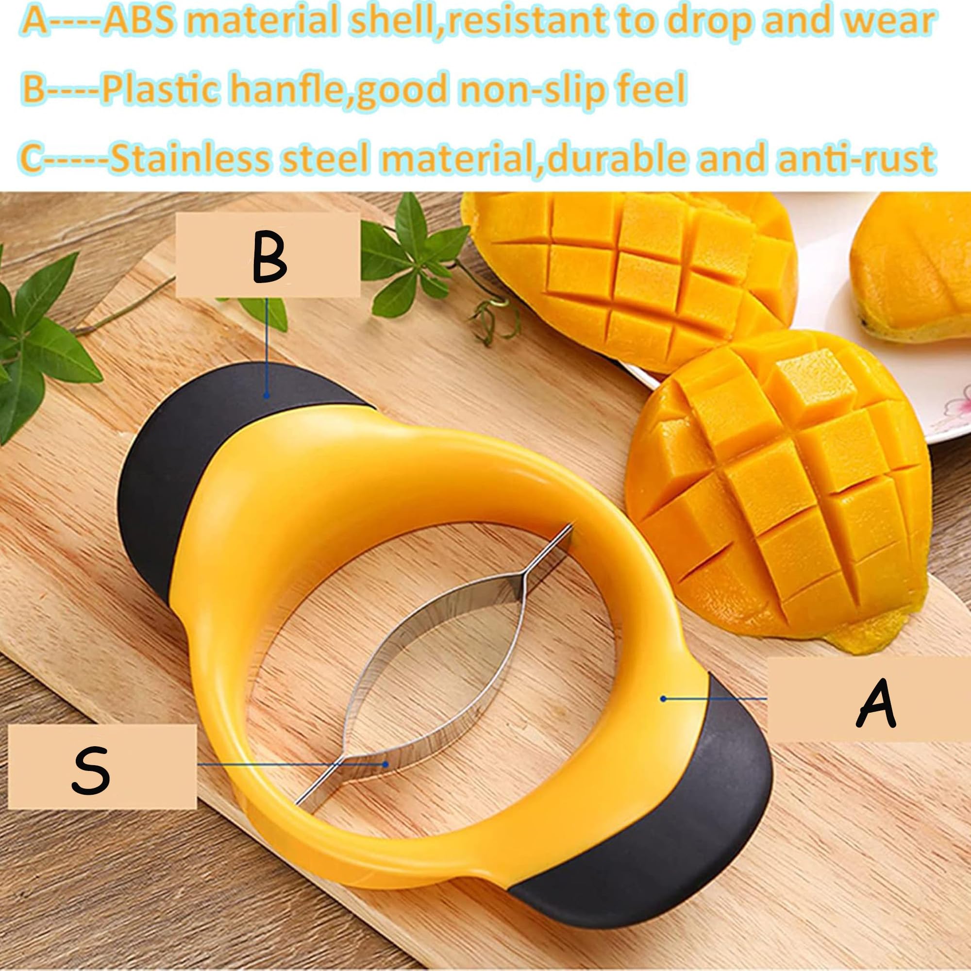 Draduo corte en cubos facilita dados perfectos para ensaladas