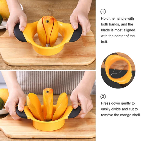 Draduo rebanador de mango ergonómico para cortes suaves y rápidos