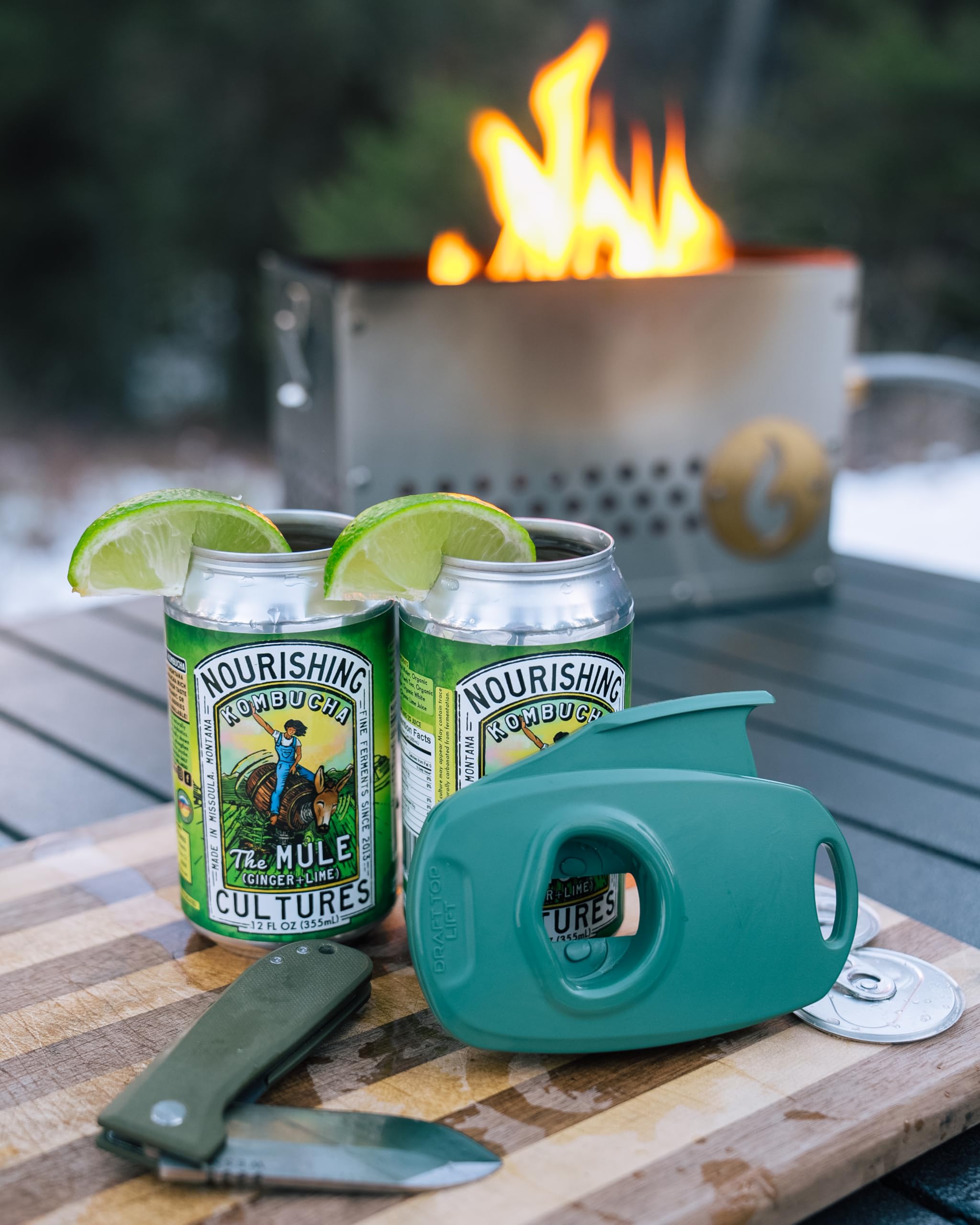 Draft Top Lift Universal tapa de lata con borde suave para beber seguro