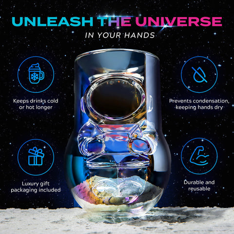Dragon Glassware: uso diario con doble pared para mantener temperatura de la bebida