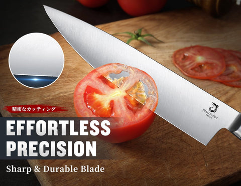 DRAGON RIOT cuchillo chef 8 pulgadas, filo ultra afilado.
