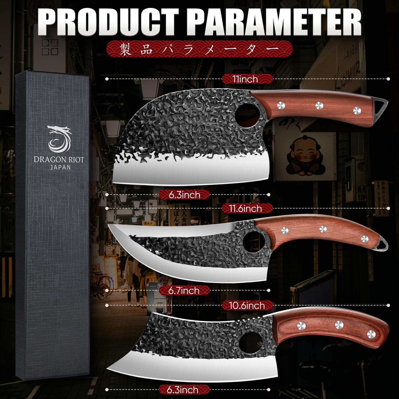 DRAGON RIOT: funda de almacenamiento profesional para ordenar cuchillos.