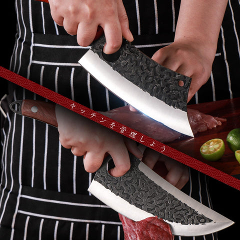 DRAGON RIOT: juego de cuchillos ergonómicos, ideal para cocina y exterior.