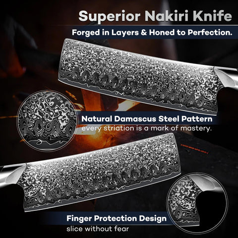DRAGON RIOT Nakiri: uso diario en cocina para cortar verduras con control y precisión.