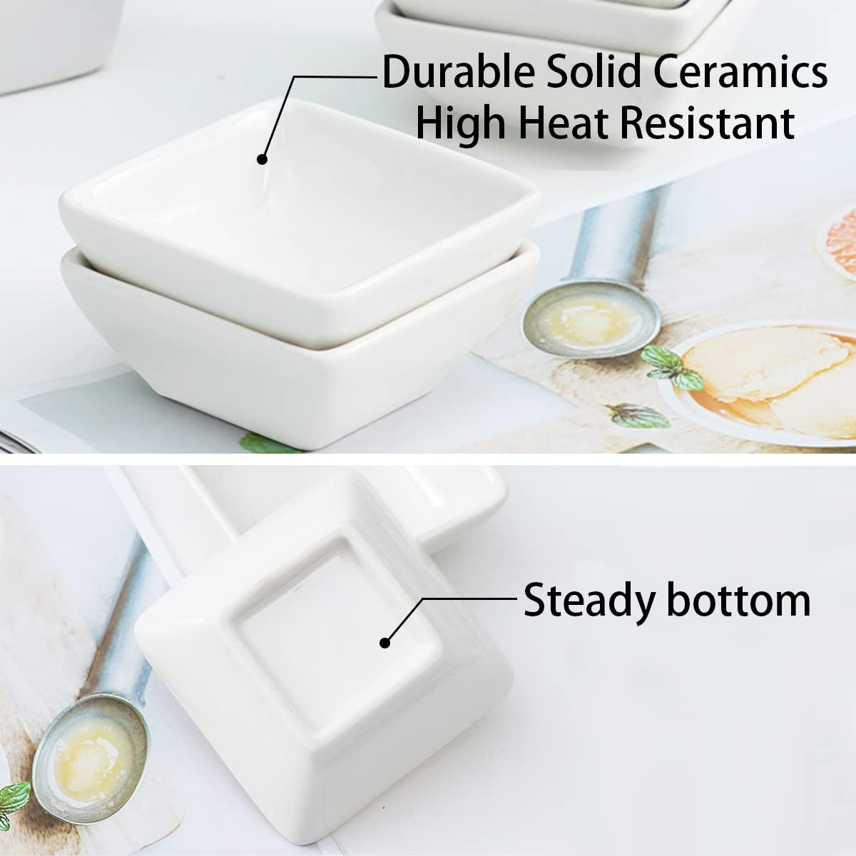 Cuenco para condimentos DRAONGYE, ideal para dips variados.