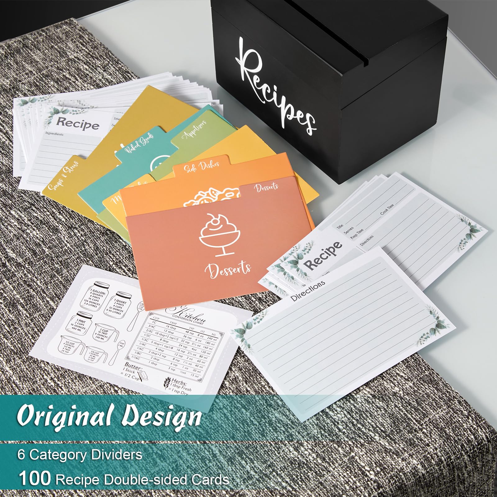 Caja Drastar con capacidad para tarjetas, almacenamiento duradero en la cocina.