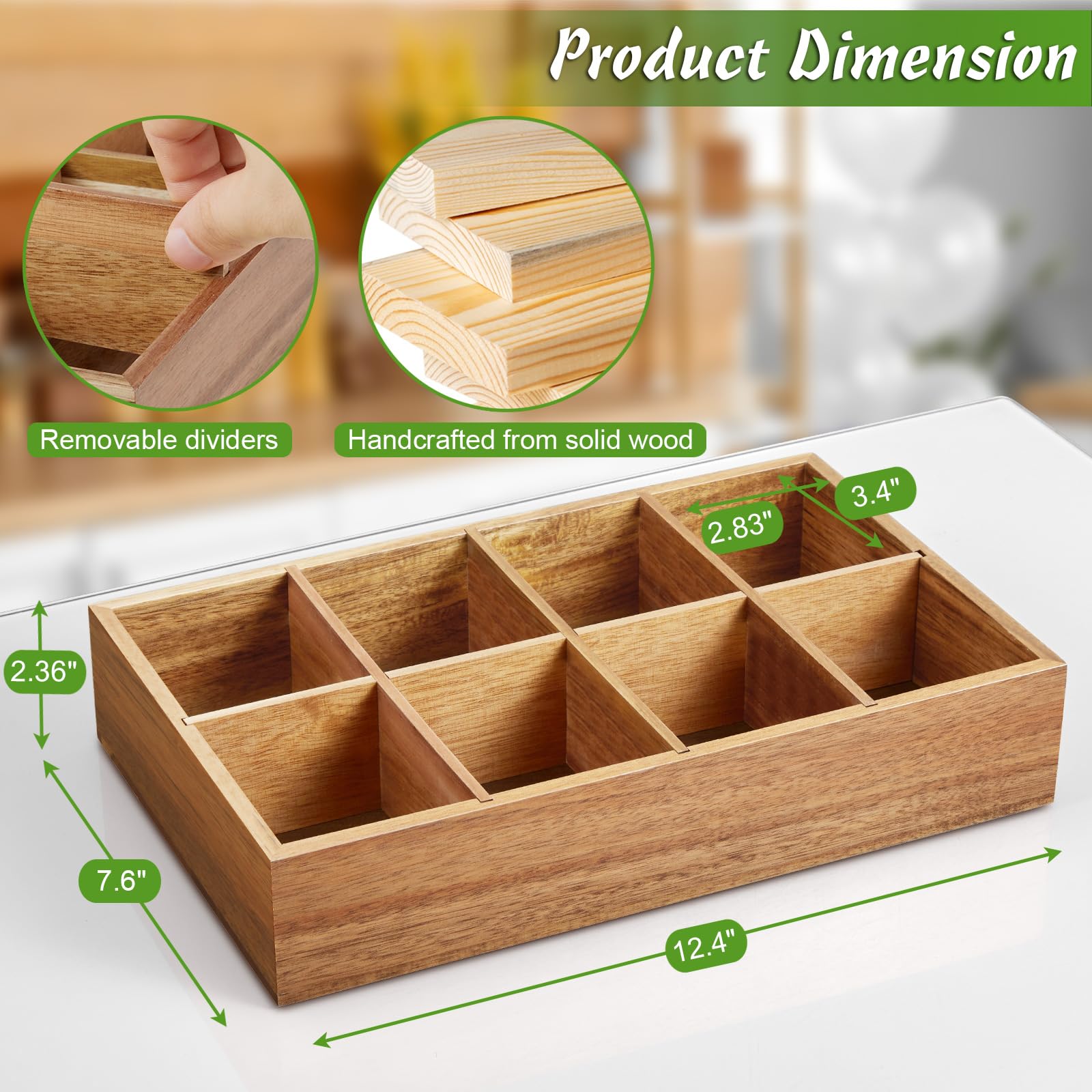 Detalle de madera acacia de DRASTAR con textura natural y durabilidad