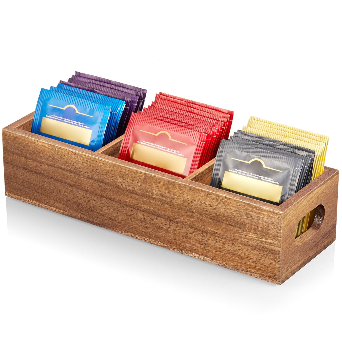 Drastar organizador de bolsitas de té para encimera, ordena sabores