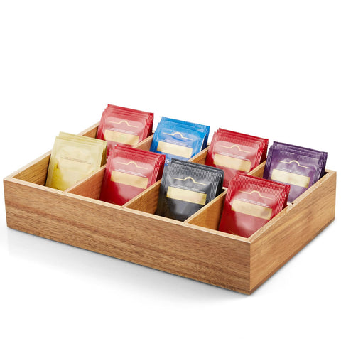 Organizador de té DRASTAR con 8 compartimentos para ordenar sabores