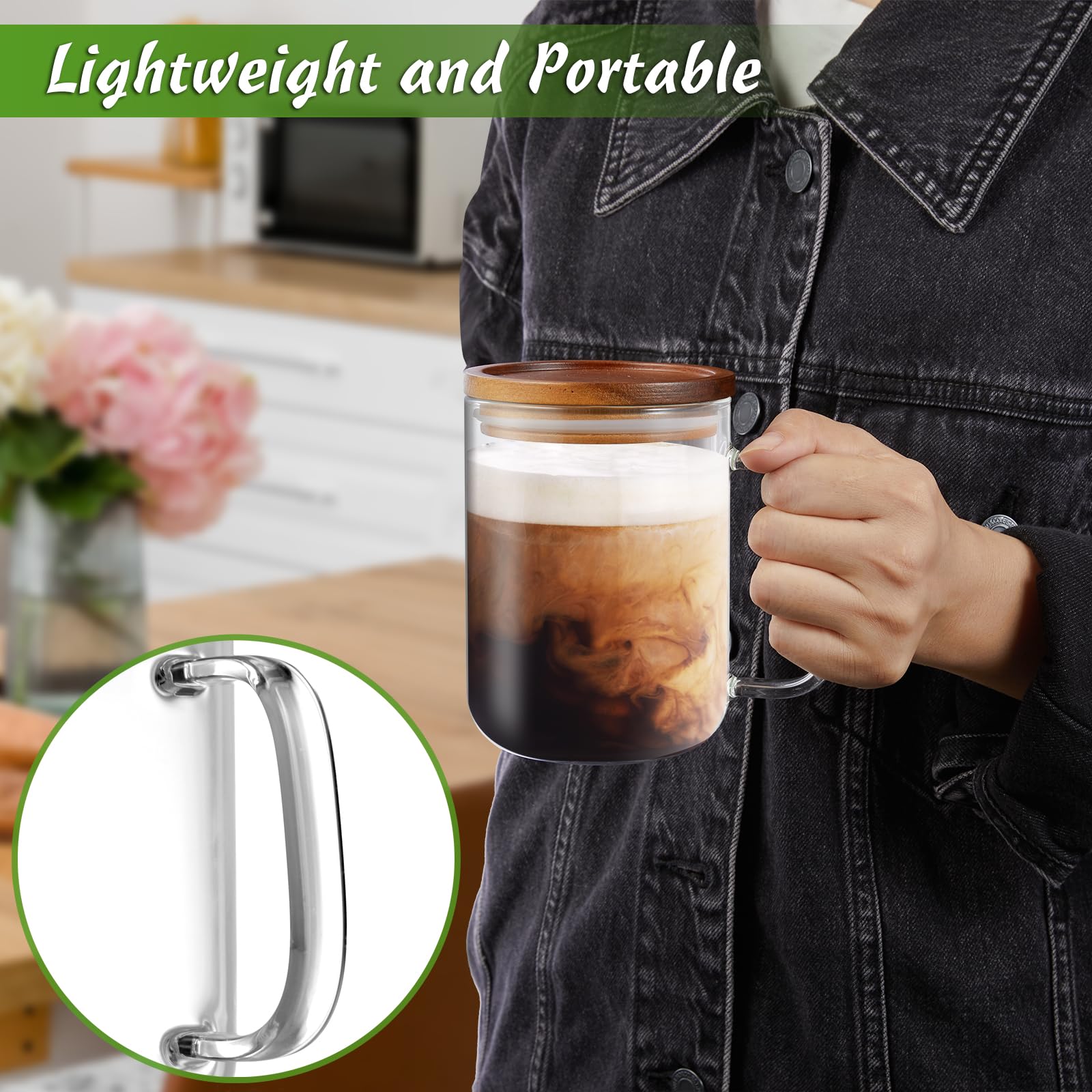 Juego de 2 tazas DraSTAR, regalo práctico para amantes del café