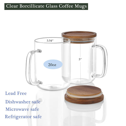 Taza DraSTAR de diseño moderno y gran capacidad de 590 ml para bebidas cálidas
